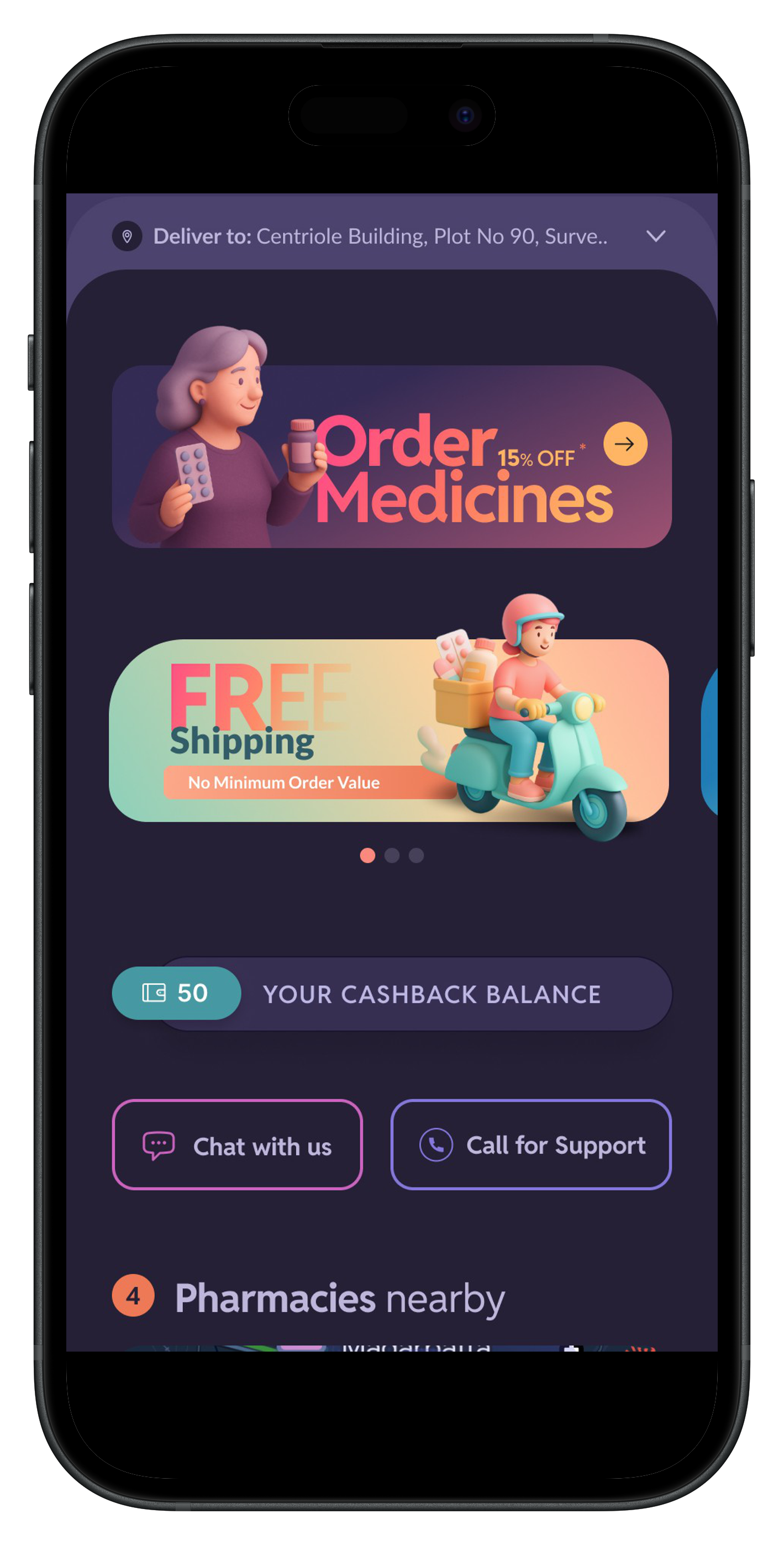 BharatMed Home Portrait Mockup