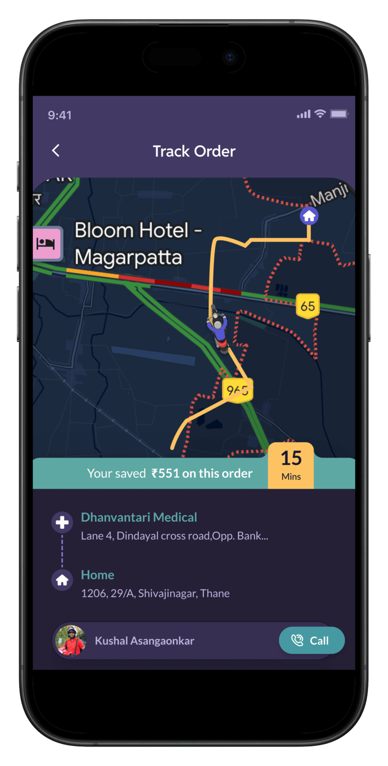 BharatMed App Mockup Front